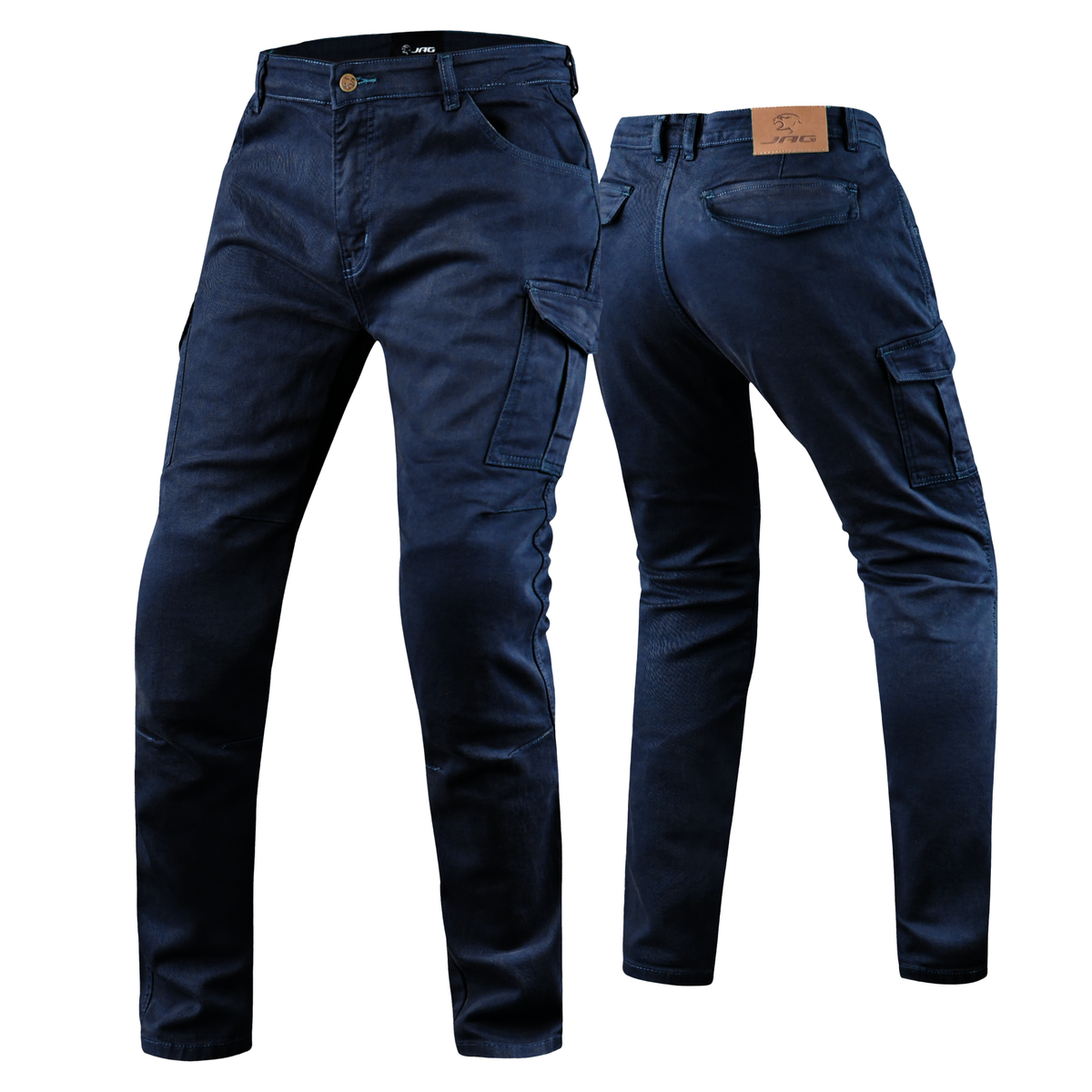 JAG Armored Motorcycle Cargo Pants Regular Fit – CE-Approved Protective Riding Jeans