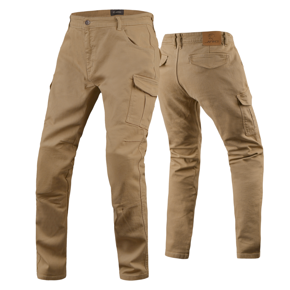 JAG Armored Motorcycle Cargo Pants Regular Fit – CE-Approved Protective Riding Jeans