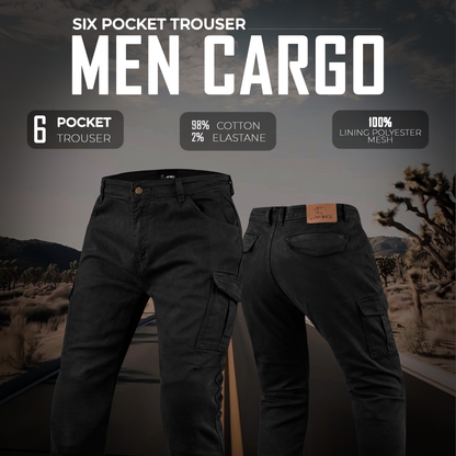 JAG Armored Motorcycle Cargo Pants Regular Fit – CE-Approved Protective Riding Jeans
