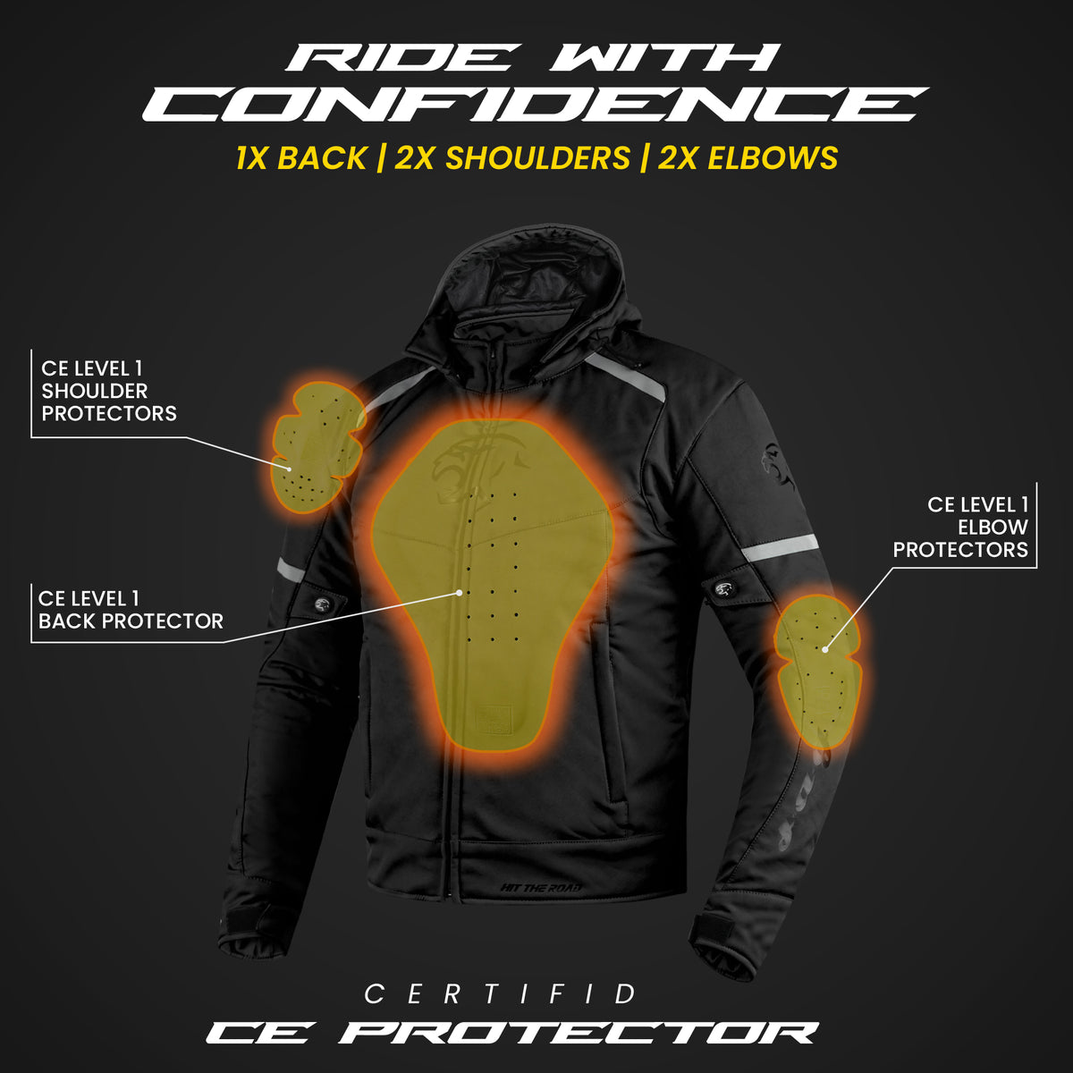 JAG RIFT Softshell Motorcycle Jacket