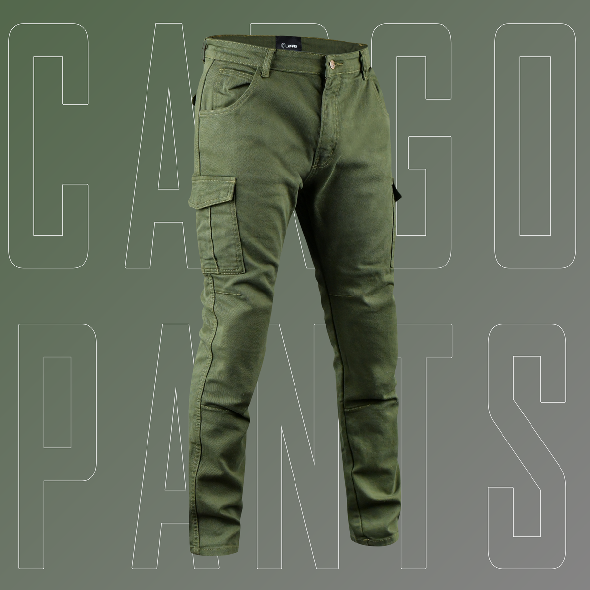 JAG Armored Motorcycle Cargo Pants Regular Fit – CE-Approved Protective Riding Jeans