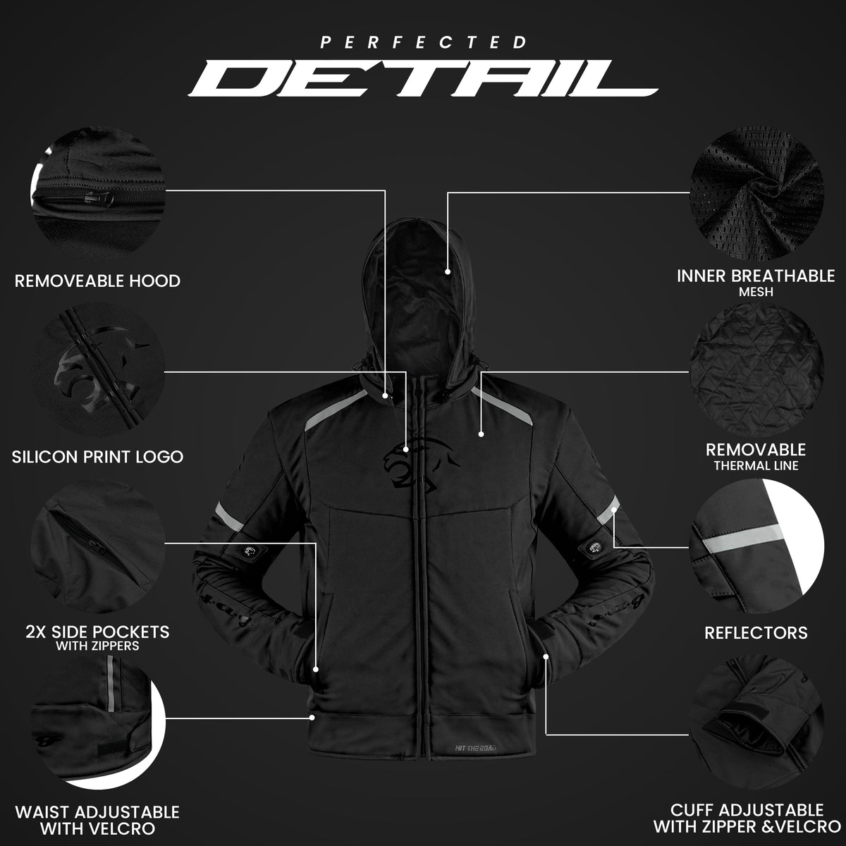 JAG RIFT Softshell Motorcycle Jacket