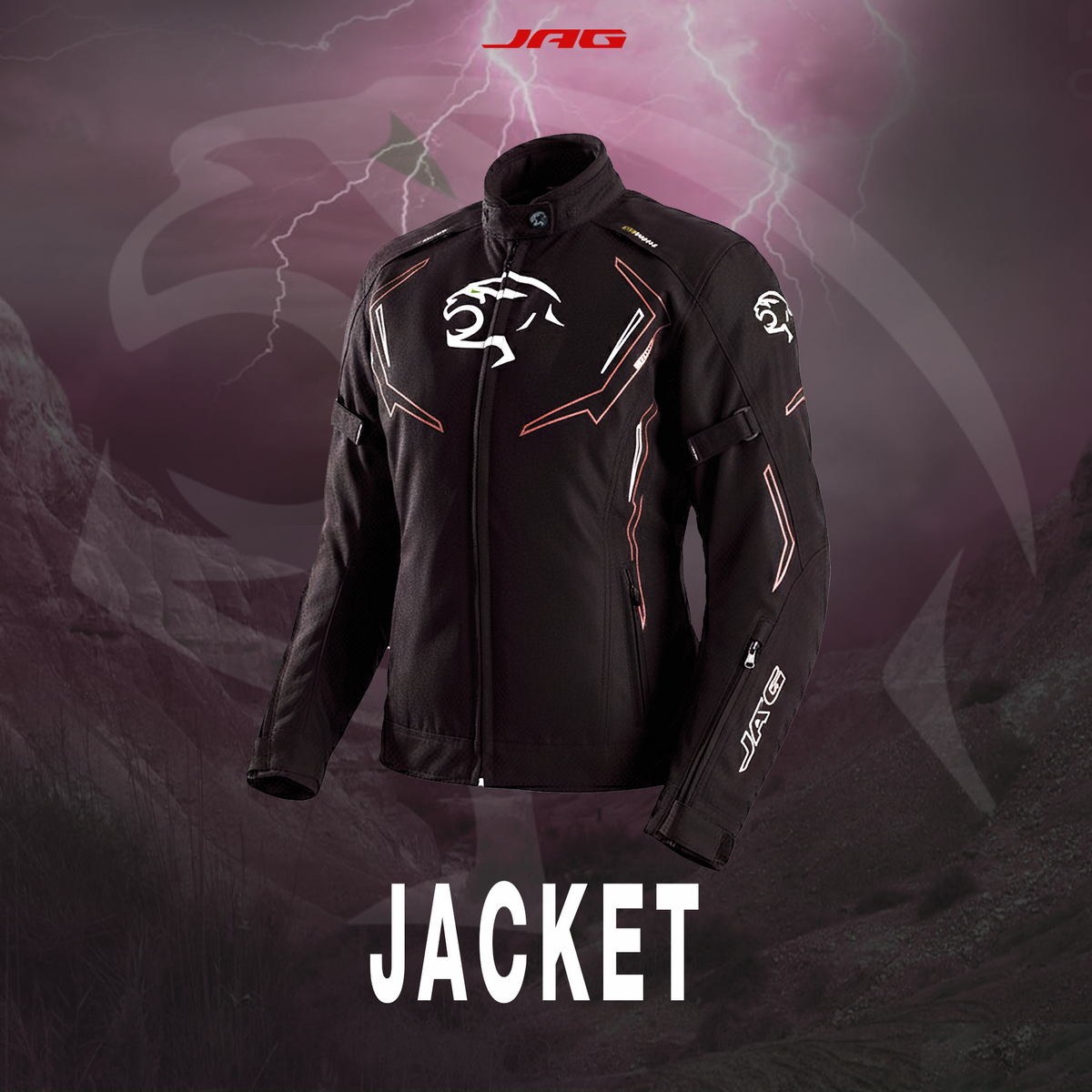 JAG Nyra Women's Motorcycle Jacket | CE Armored All-Season Cordura Dual Sport Gear
