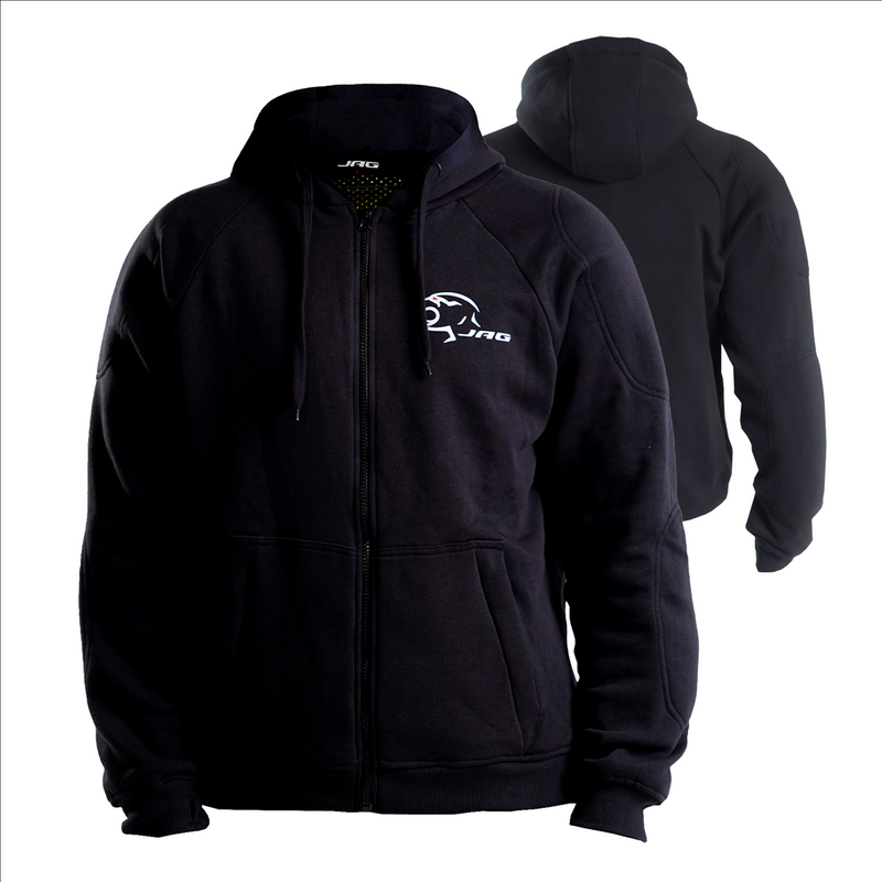 Armored Motorcycle Hoodie –  Riding Protection with Aramid Lining
