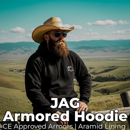Armored Motorcycle Hoodie –  Riding Protection with Aramid Lining