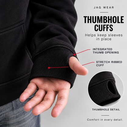 Armored Motorcycle Hoodie –  Riding Protection with Aramid Lining