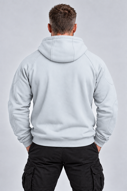 Armored Motorcycle Hoodie –  Riding Protection with Aramid Lining