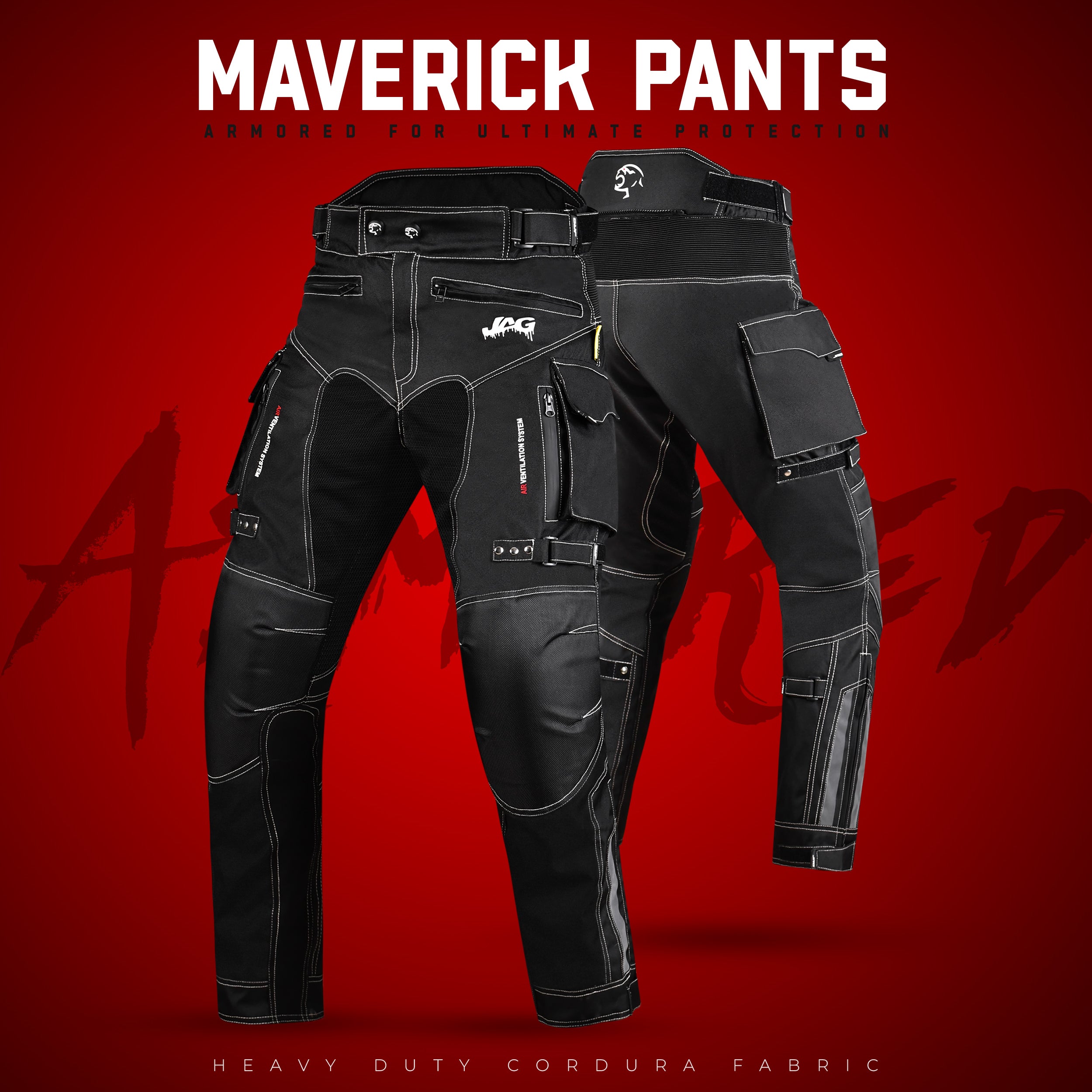 Jag Maverick Motocross & Motorcycle Pants - Black | Jagwear – JAG