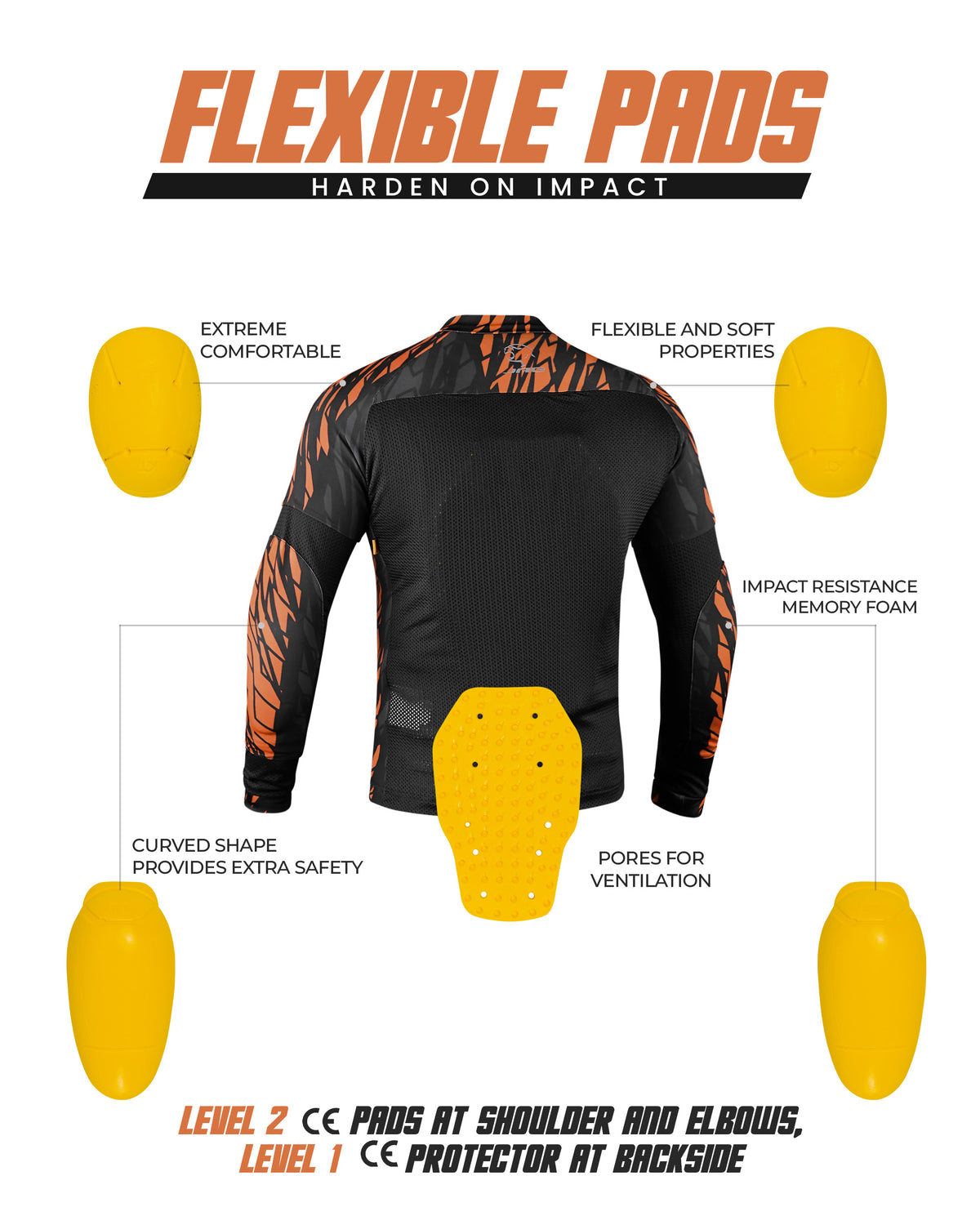 JAG Mesh Motorcycle Shirt | CE Certified Protection