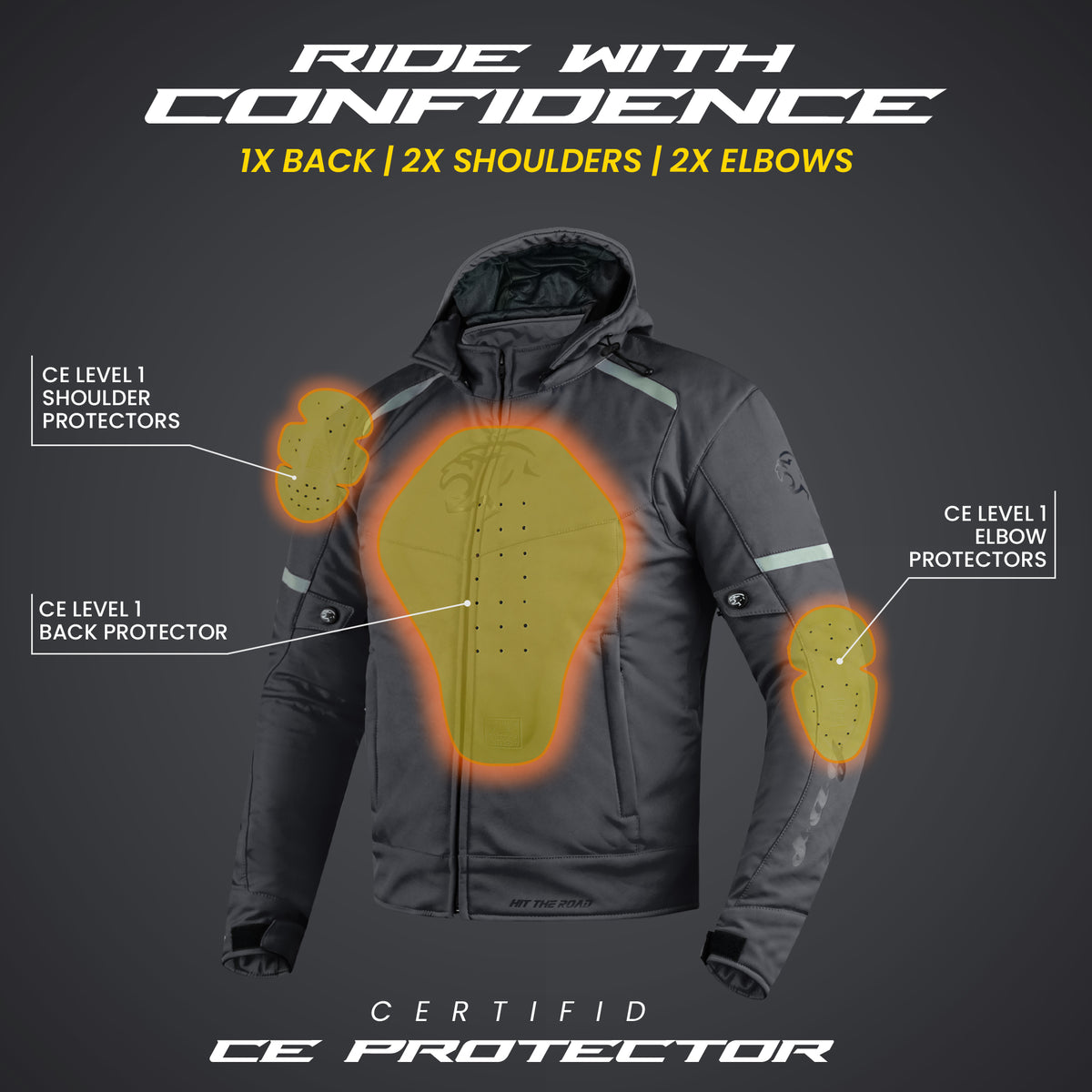 JAG RIFT Softshell Motorcycle Jacket