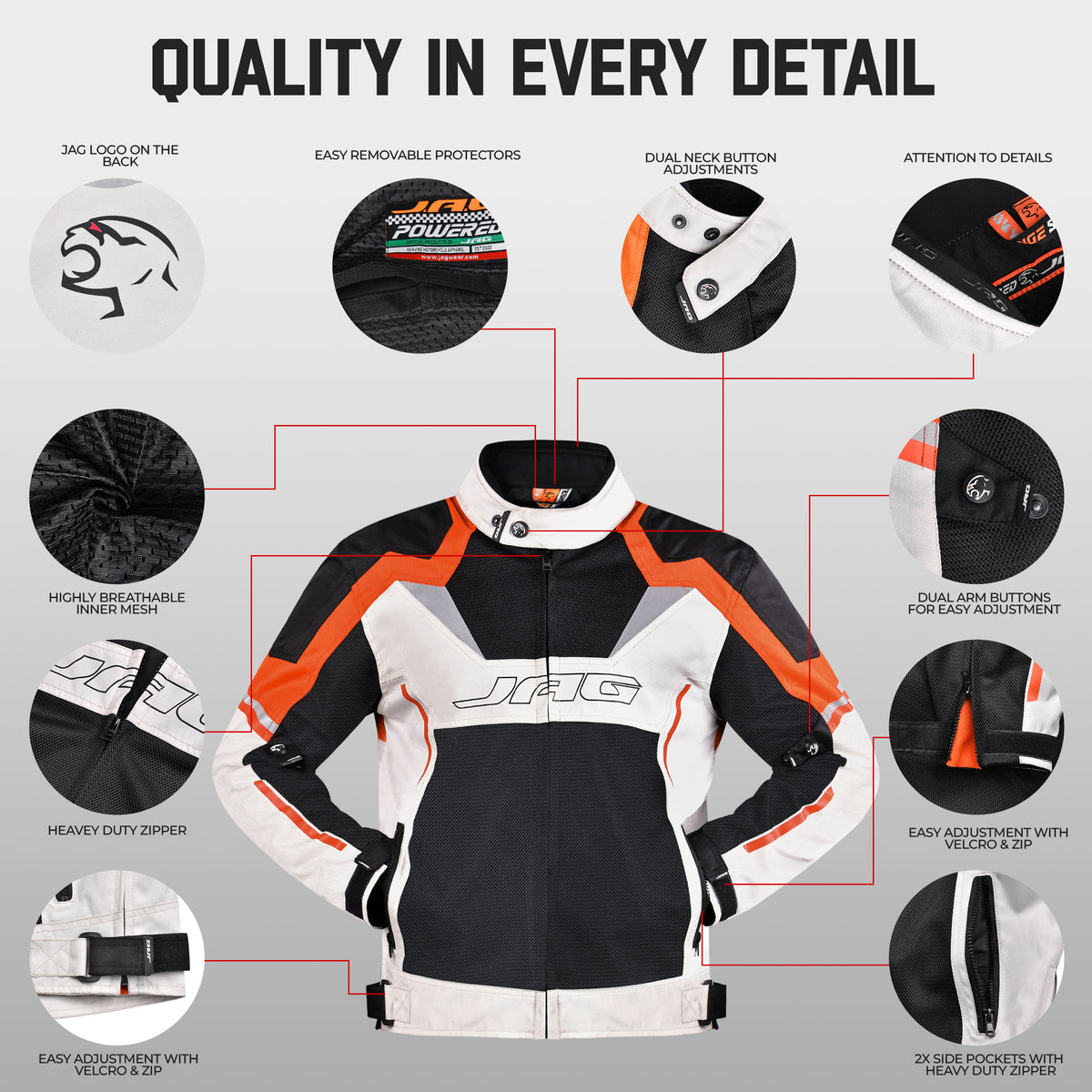 Horizon Motorcycle Jacket | CE Certified Protective Jacket