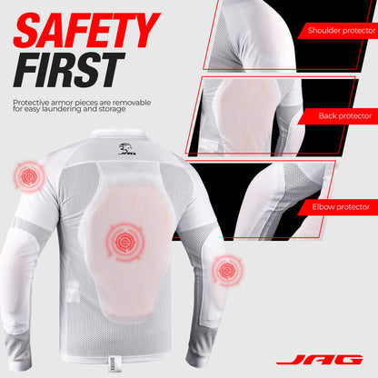 JAG Mesh Motorcycle Shirt | CE Certified Protection