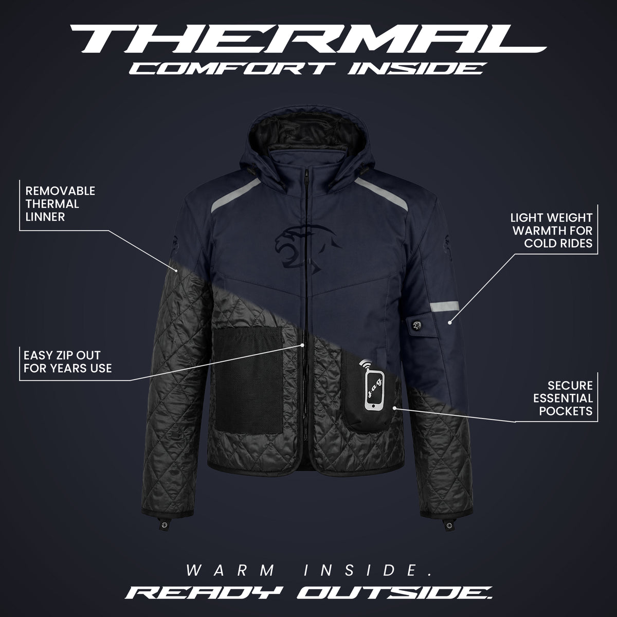 JAG RIFT Softshell Motorcycle Jacket
