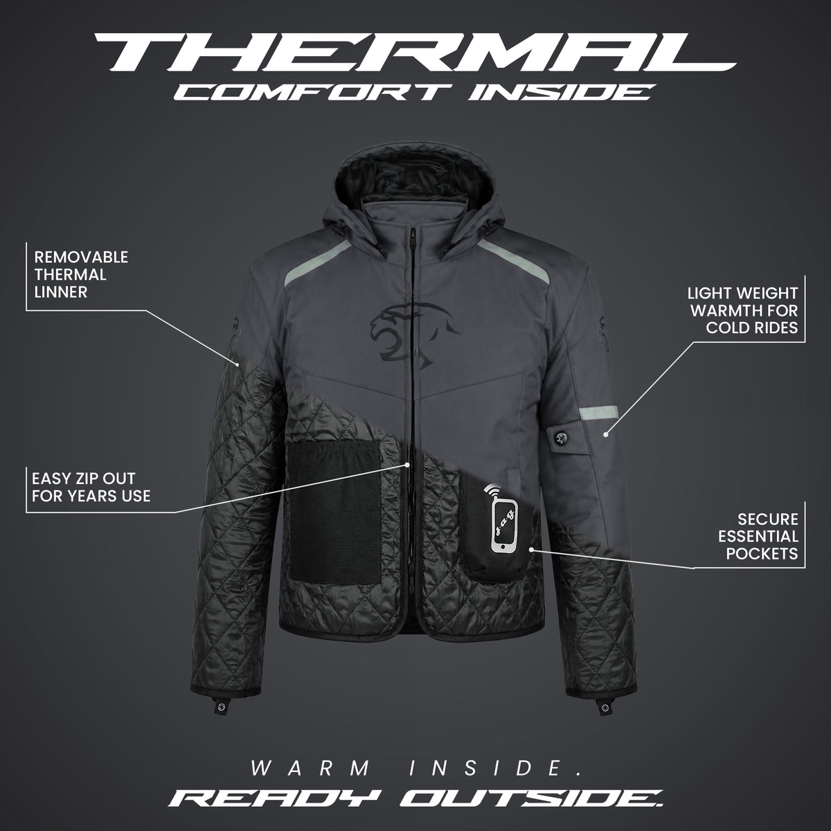 JAG RIFT Softshell Motorcycle Jacket