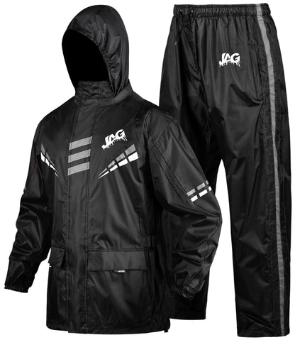 JAG Rainmaster Rain Suit for Men & Women (Black)