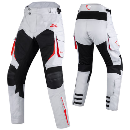JAG Stryder Summer Motorcycle Pants – CE Armored Dual Sport & Motocross Riding Pants