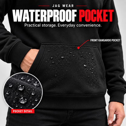 Armored Motorcycle Hoodie –  Riding Protection with Aramid Lining