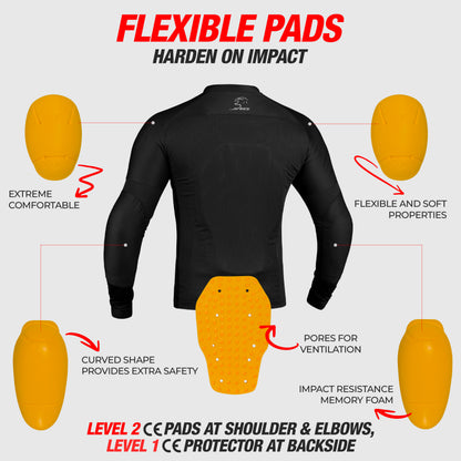 JAG Mesh Motorcycle Shirt | CE Certified Protection