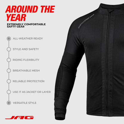 JAG Mesh Motorcycle Shirt | CE Certified Protection