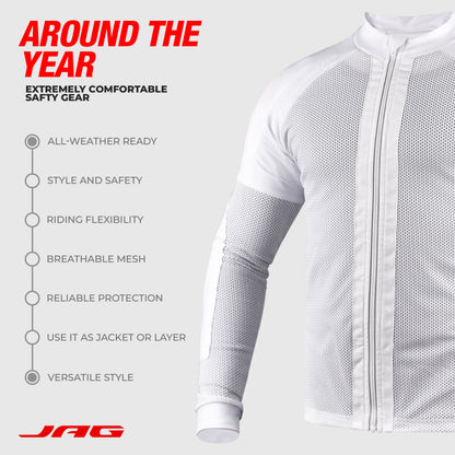 JAG Mesh Motorcycle Shirt | CE Certified Protection