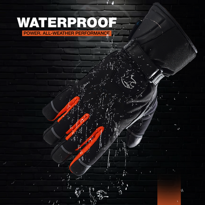 JAG Velocity Winter Riding Gloves - Waterproof, Touchscreen, Knuckle Armor