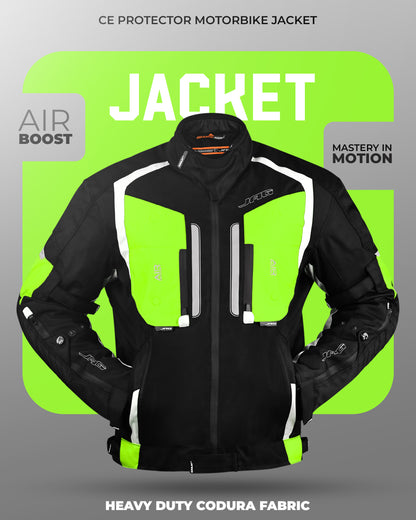 Storm Motorcycle Protective Jacket | Black | All Seasons Jacket