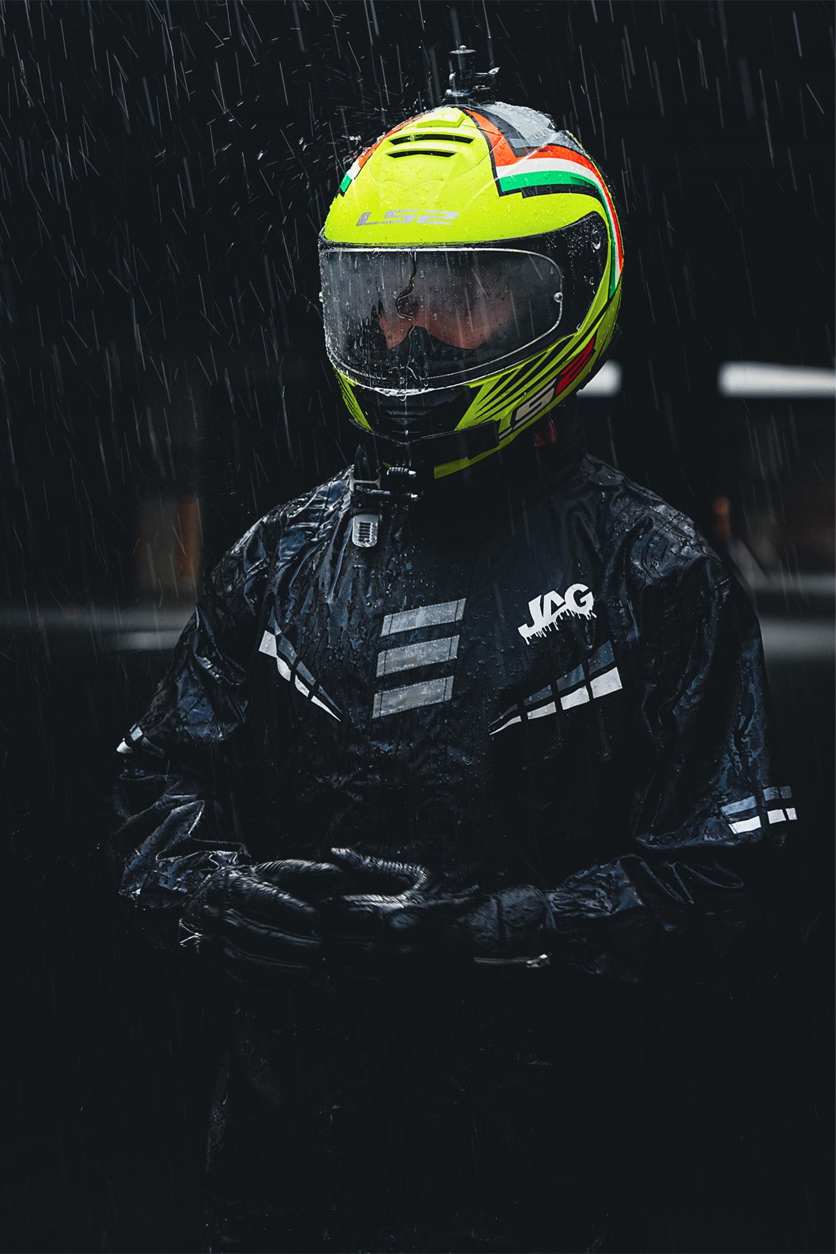JAG Rainmaster Rain Suit for Men & Women (Black/Grey)